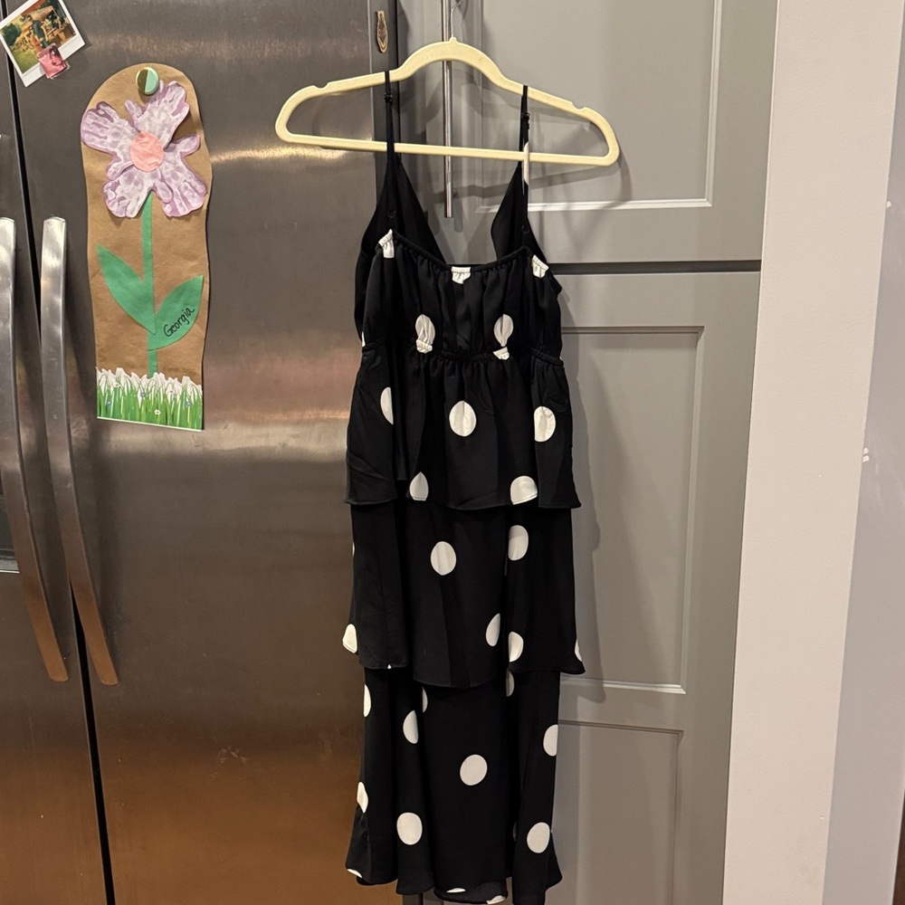 Lulus O.P.T. Black and White Polka Dot Maxi Dress - Picture 4 of 4